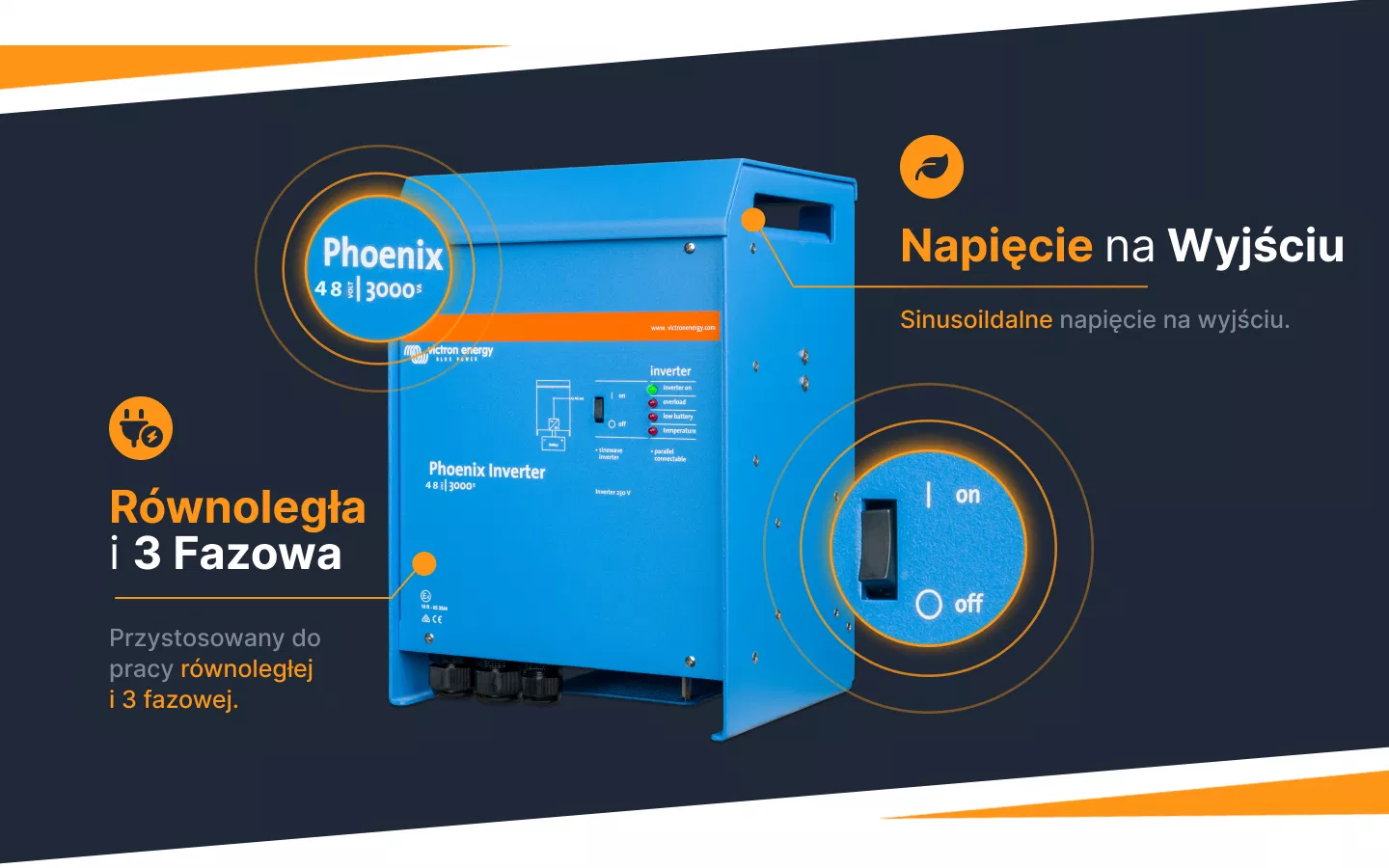 Przetwornica napięcia Phoenix Inverter 48/3000