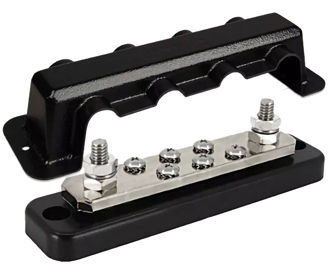Rozdzielacz DC 250A 2p 6 Screws + obudowa