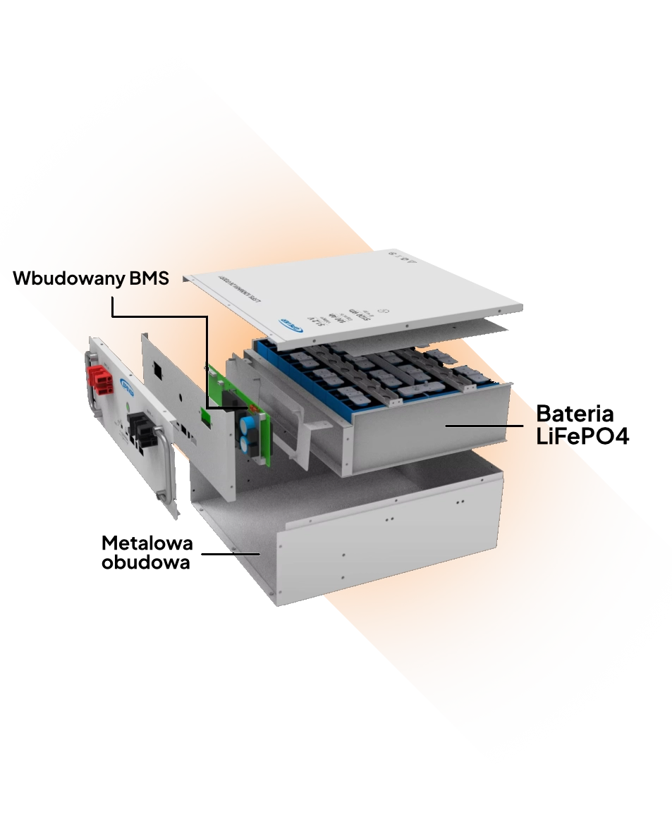 Akumulator Epever LiFePO4 12.8V 205Ah IP65