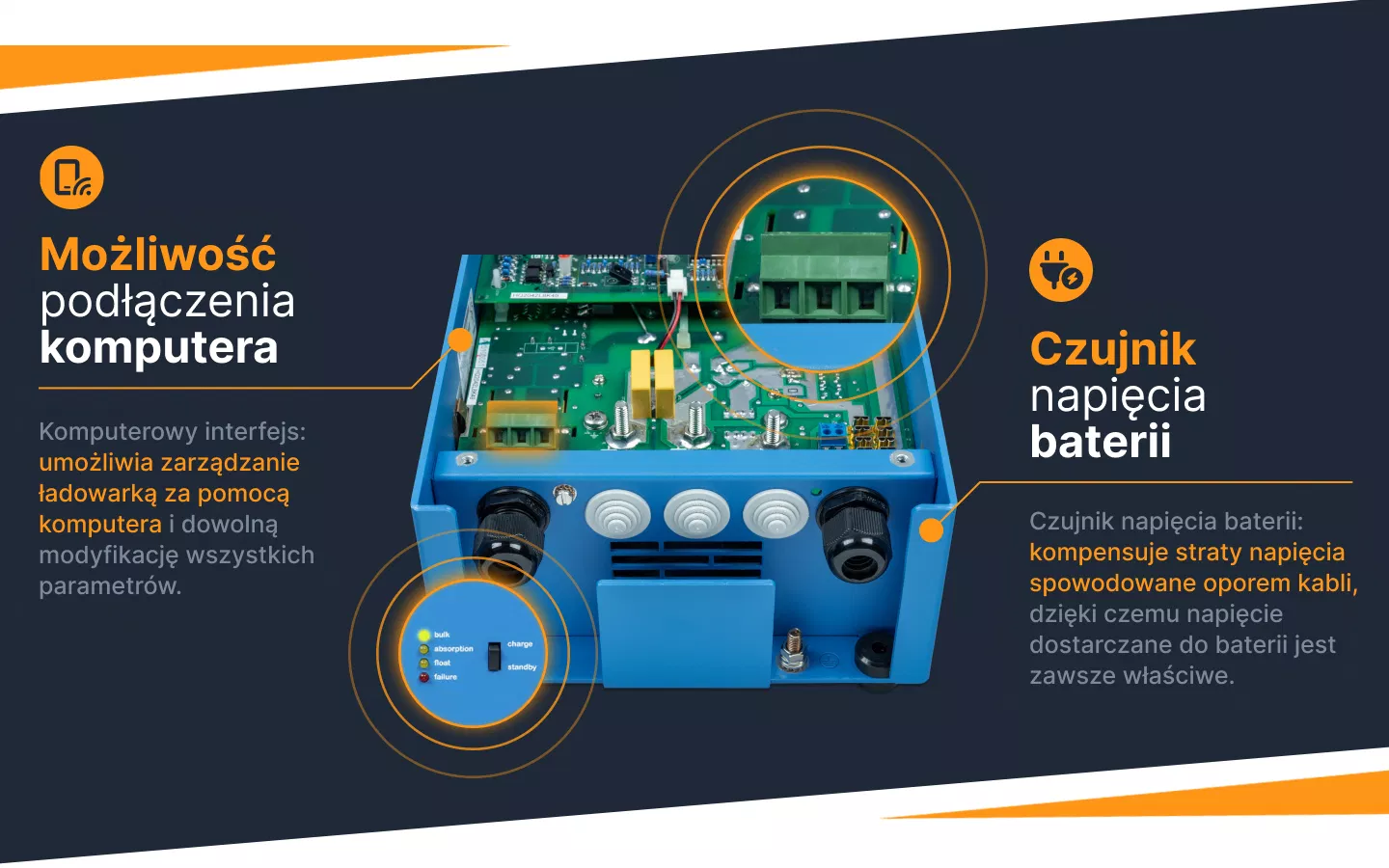Ładowarka Phoenix Charger 24V/25A(2+1) 120-240V