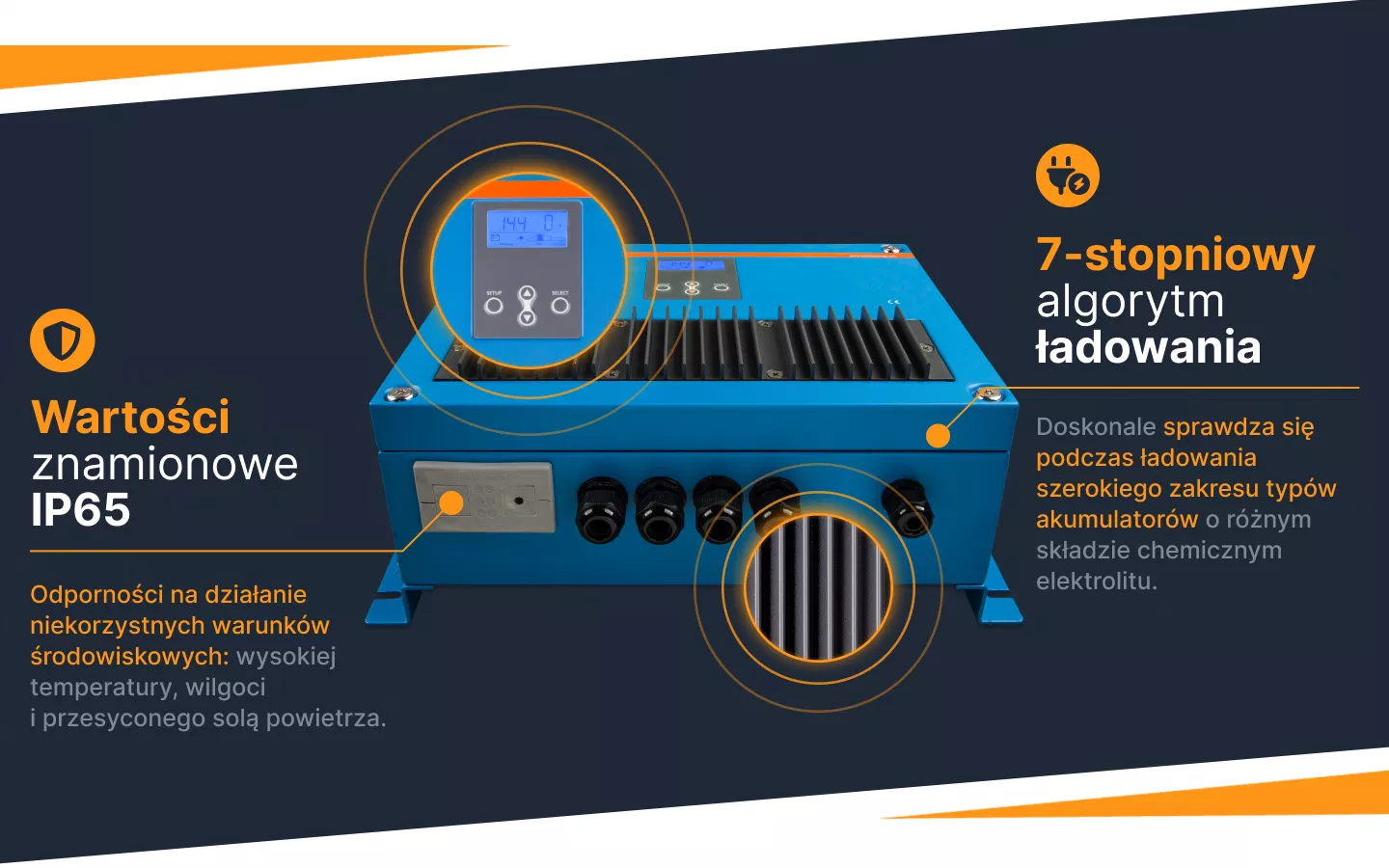 Informacje o ładowarce Skylla IP65 12V/70A (3)