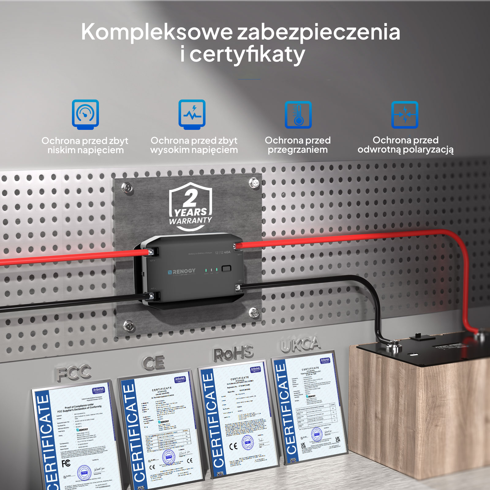 Ładowarka DC-DC Renogy 20A 12V (RBC20D1U-G2)