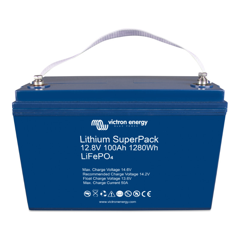 Lithium SuperPack 12,8V/100Ah High current (M8)
