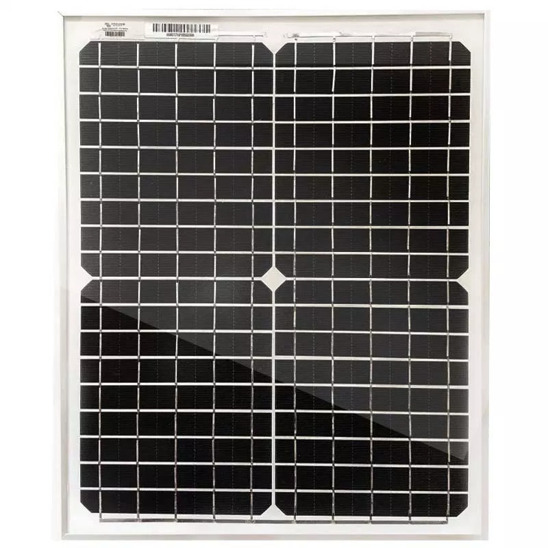 Panel słoneczny 55W i akumulator AGM 14Ah z regulatorem LCD