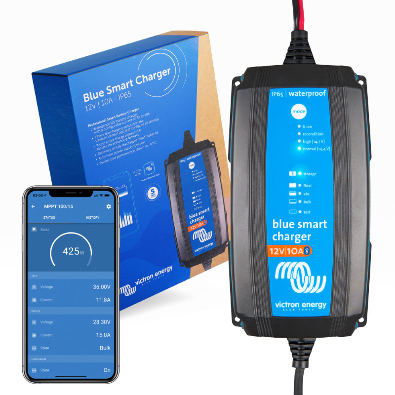 Blue Smart IP65 Charger 12/10 + DC connector CEE 7/16