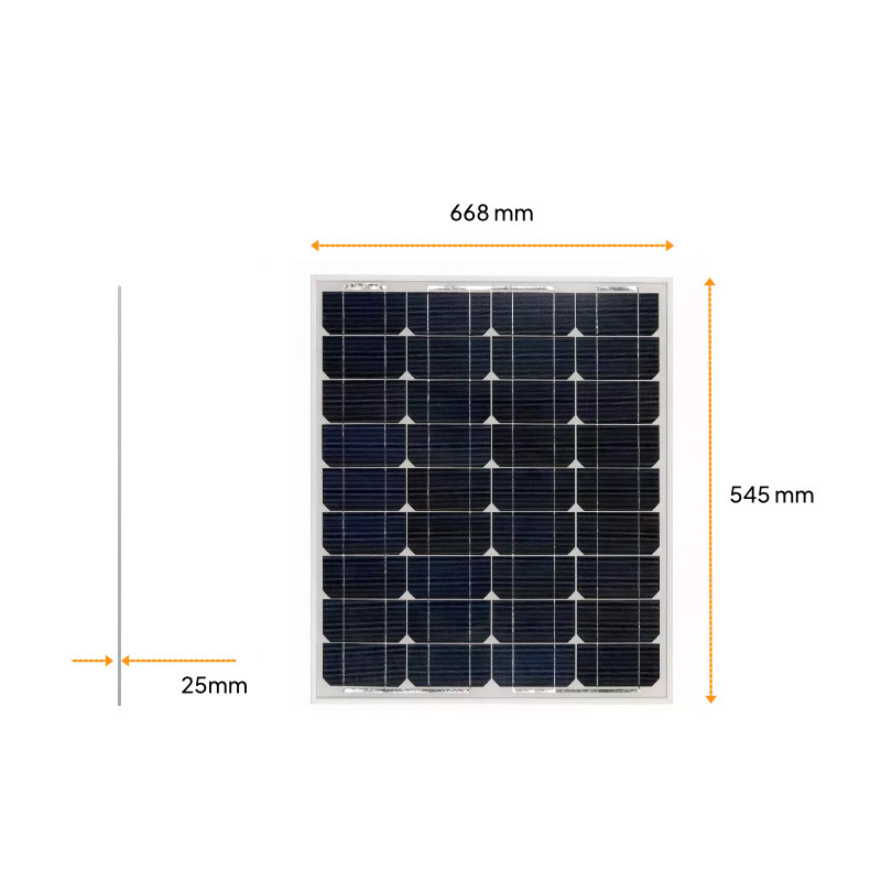 Panel słoneczny 55W Monokrystaliczny