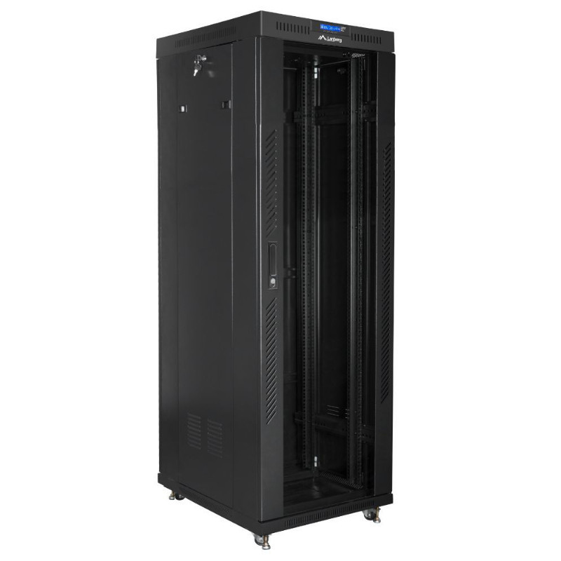 Szafa Rack Lanberg 19” 42U FF01-6842-12BL V2 z termostatem
