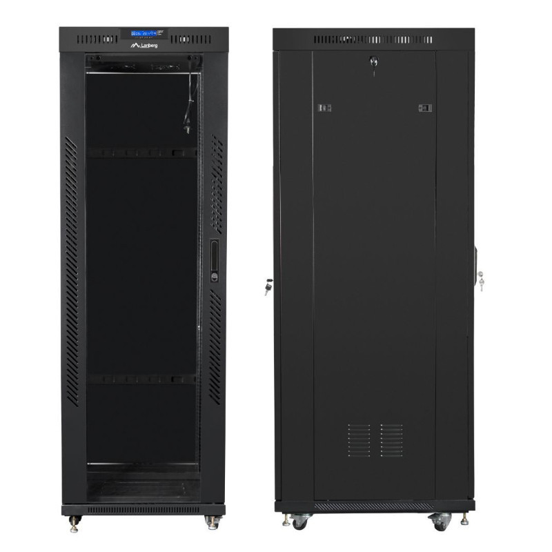 Szafa Rack Lanberg 19” 42U FF01-6842-12BL V2 z termostatem