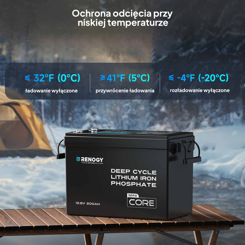 Akumulator Renogy Core Mini 12V 200Ah LiFePO₄