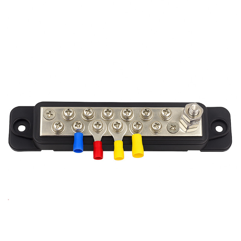 Busbar Solvian 48V 150A 1P M8 12P M4 konektory